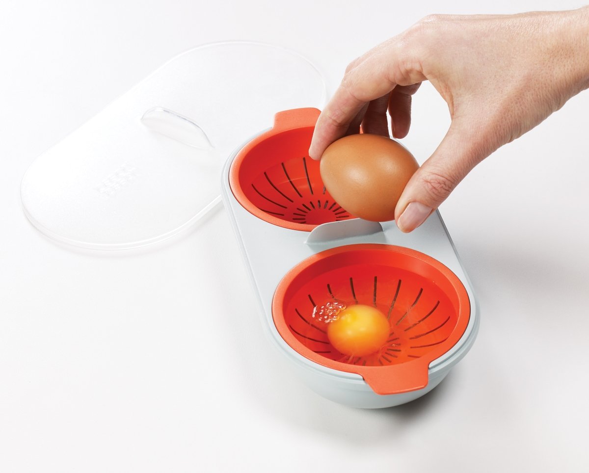 PERFECT POACH - MICROWAVABLE DOUBLE EGG POACHER