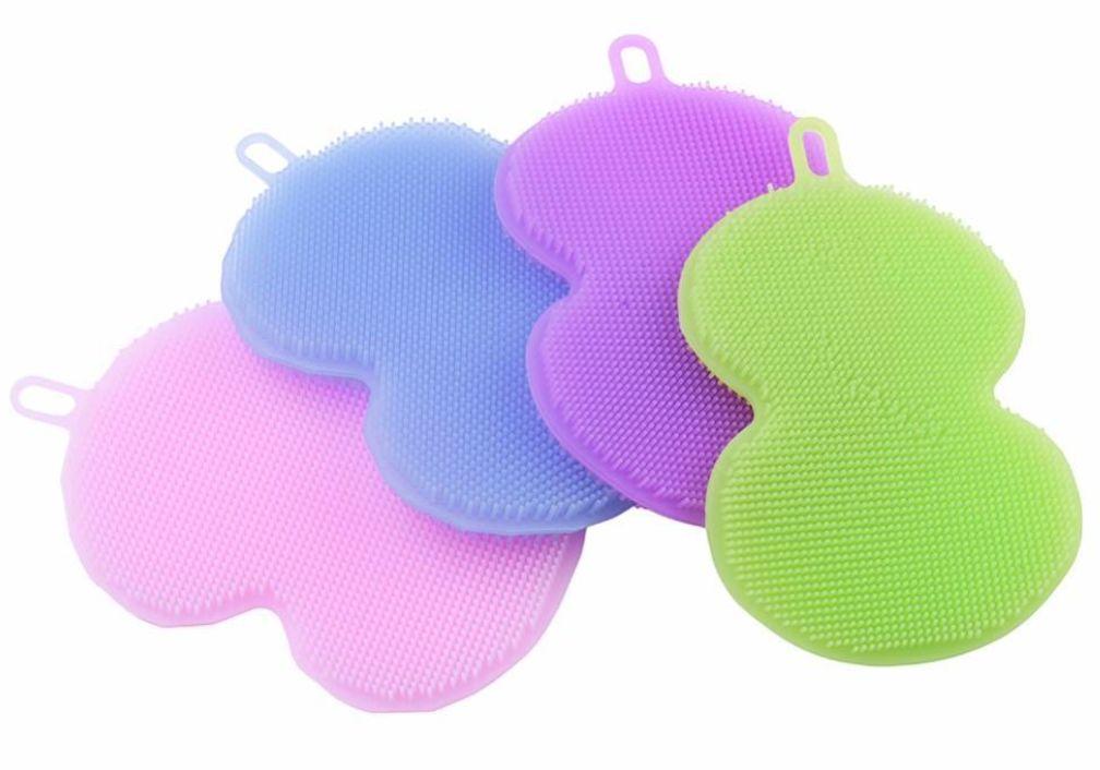 Heat Resistant Silicone Dish Sponge (set of 4)