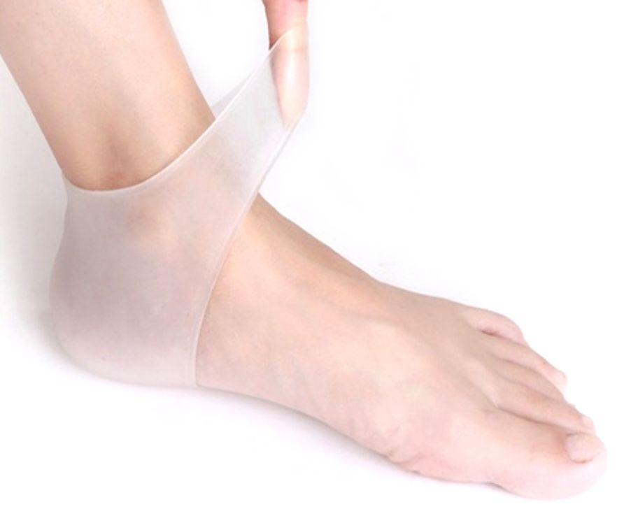 Silicone Gel Heel and Ankle Sleeve for Plantar Fasciitis