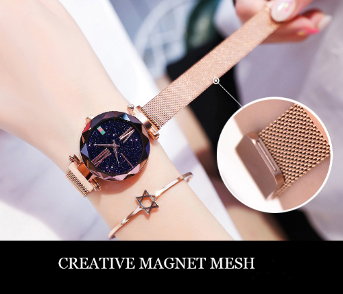 Classy Roman Numeral Magnetic Wristwatch