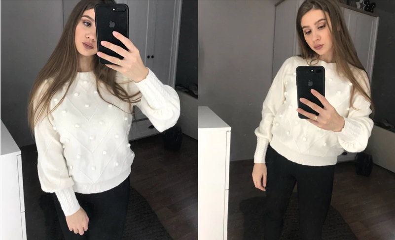 BeAvant Knitted winter sweater women