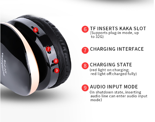 Foldable Stereo Headphone