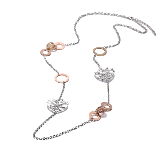 Geometric Circles Charm Hollow Ball Heart Pendants