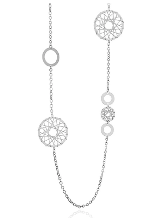Geometric Circles Charm Hollow Ball Heart Pendants
