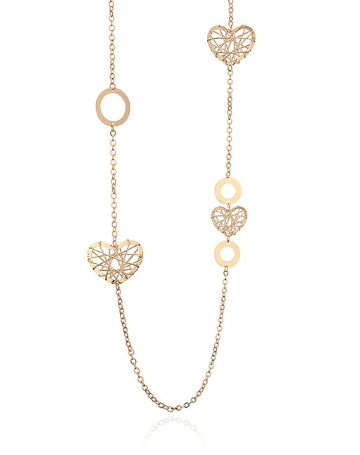 Geometric Circles Charm Hollow Ball Heart Pendants