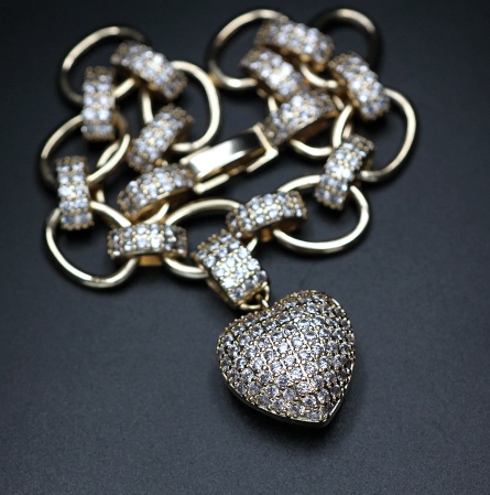 Luxury Heart Shape Jewelry Sets