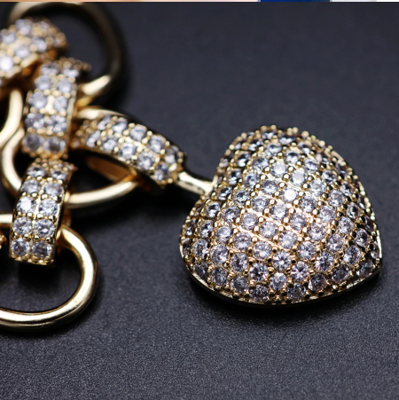 Luxury Heart Shape Jewelry Sets