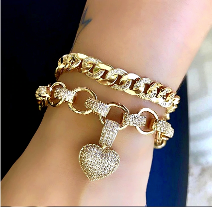 Luxury Heart Shape Jewelry Sets
