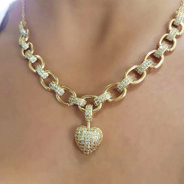 Luxury Heart Shape Jewelry Sets