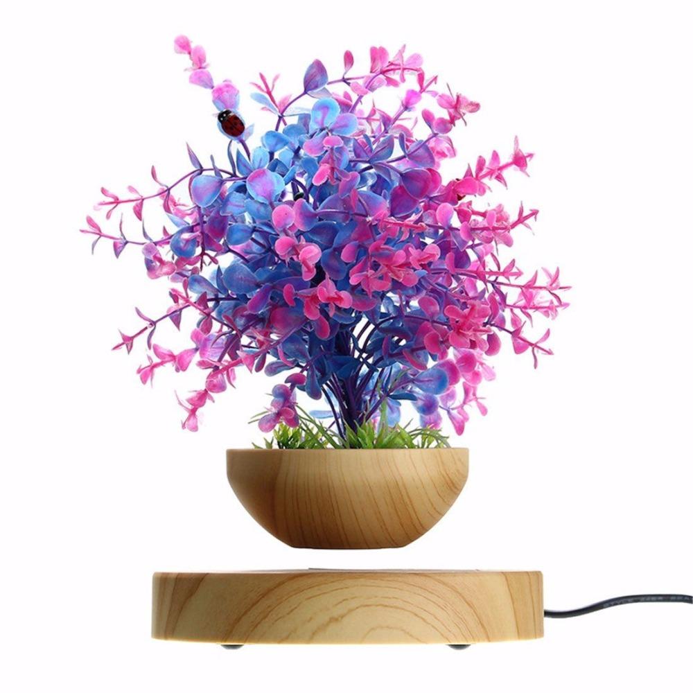 MAGNETIC LEVITATING FLOATING PLANT POT