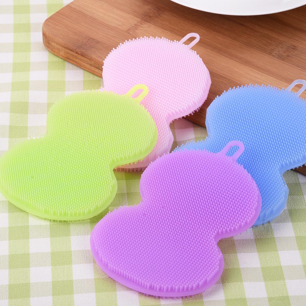 Heat Resistant Silicone Dish Sponge (set of 4)