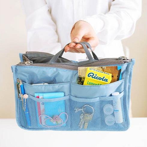 Slim Bag-in-Bag Purse Organizer