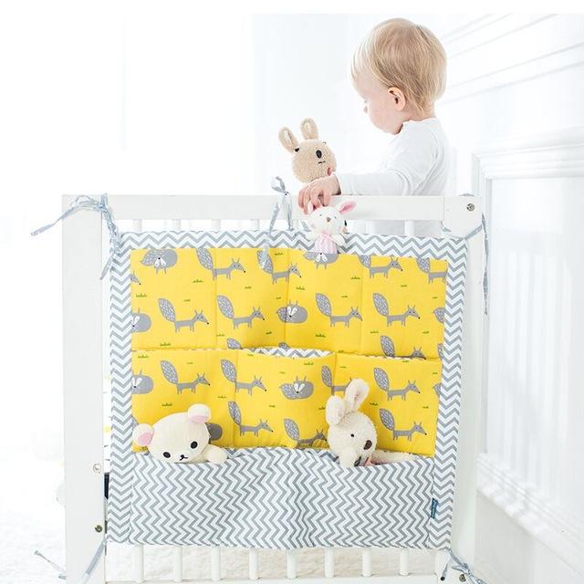 Cotton Cloth Baby Bed Hanging Organizer