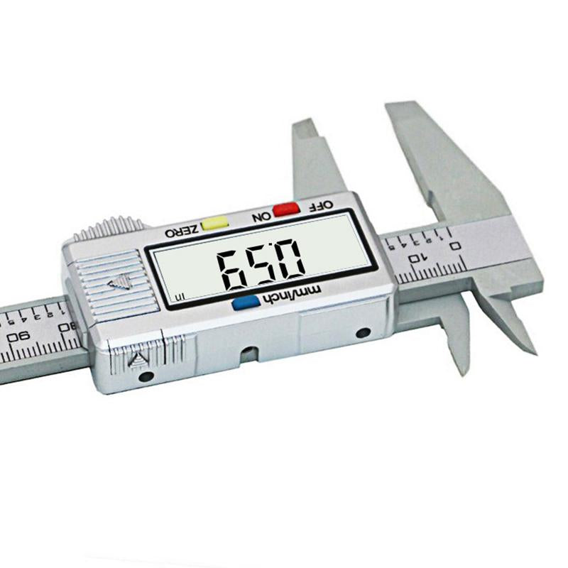 1 PC New 0-150mm 6inch LCD Digital Electronic Carbon Fiber Vernier Caliper Gauge Micrometer Measuring Tool VEP33