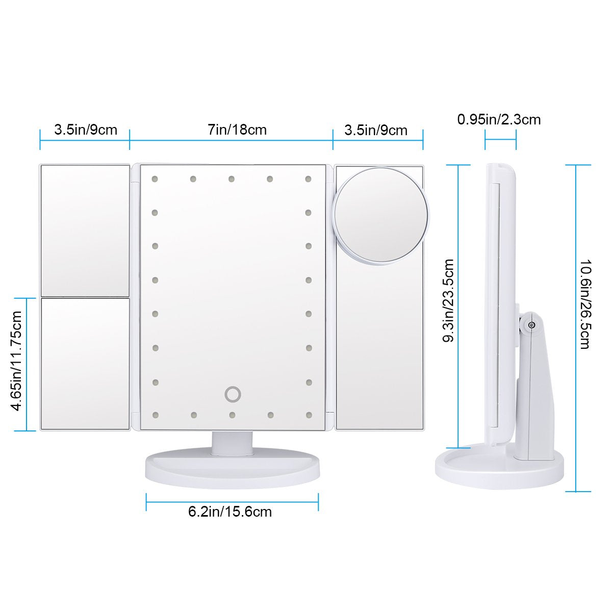 Led Vanity Makeup Mirror