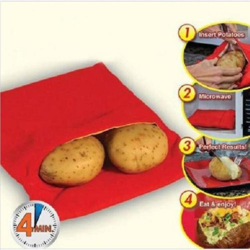 Reusable and Washable Microwave Baked Potato Bag Potato Express