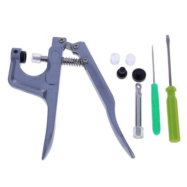 Snap Plier Hand Tool - (150 plastic snap buttons included)