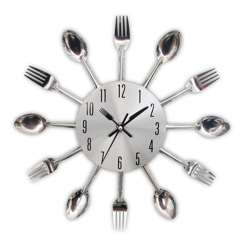 Spoon Fork Creative Quartz Wall Mounted Clock